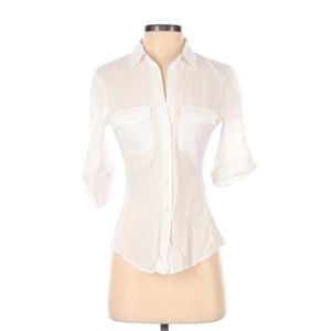 Standard James Perse 3/4 button down shirt